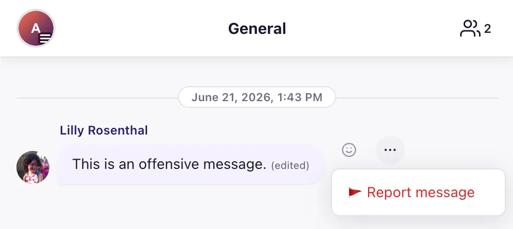 Report Message
